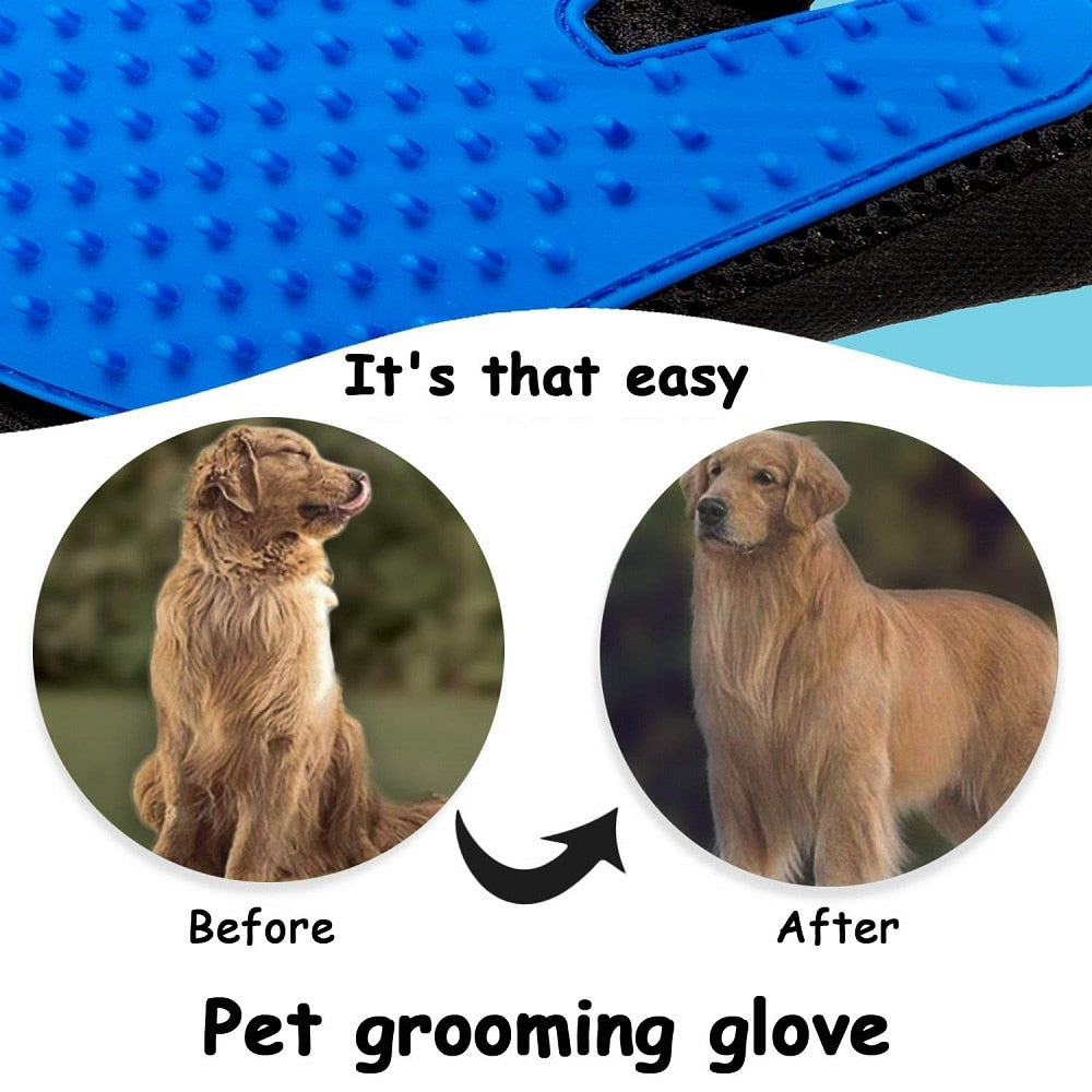 TrueTouch™ Pet Grooming Gloves For Cats, Dogs - Pets R Kings