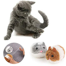 Cargar imagen en el visor de la galería, Cute moving interactive fur mouse toy for cats and kittens😻 - Pets R Kings