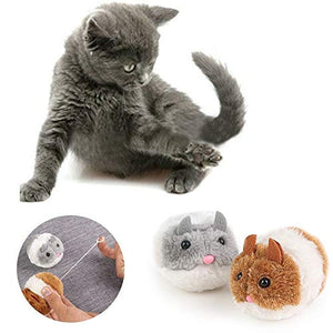 Cute moving interactive fur mouse toy for cats and kittens😻 - Pets R Kings