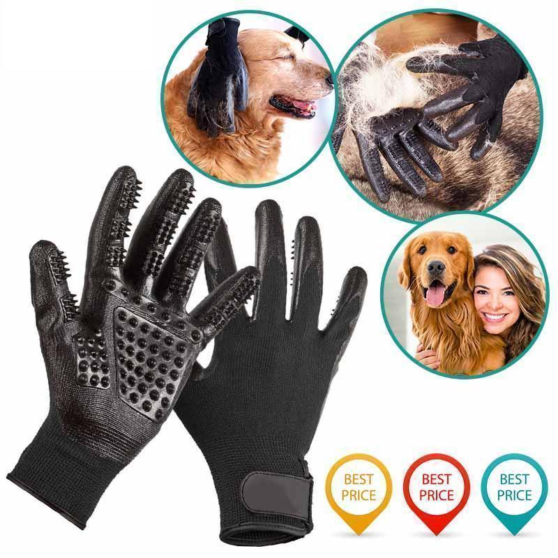 SoftTouch™ Pet Grooming Gloves For Cats, Dogs & Horses - Pets R Kings