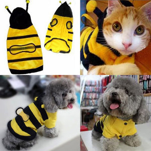 Cute Bee Fleece Sweater for Dogs and Cats - Pets R Kings