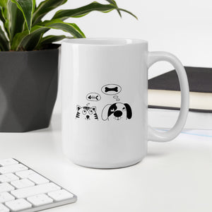 Dog And Cat Bone Lover Mug - Pets R Kings