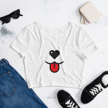 Load image into Gallery viewer, Dog Lick Women’s Crop Tee - Pets R Kings