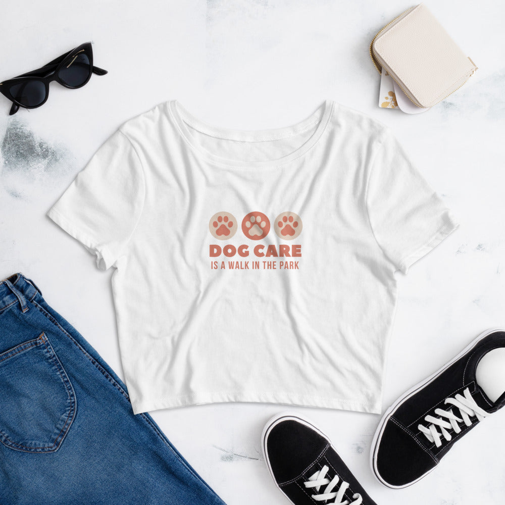 Dog Care Women’s Crop Tee - Pets R Kings