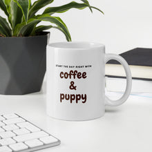 Cargar imagen en el visor de la galería, Coffee &amp; Puppy Lover Mug - Pets R Kings