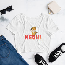 Load image into Gallery viewer, Meow! Women’s Crop Tee - Pets R Kings