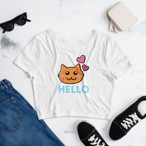 Hello Kitty Women’s Crop Tee - Pets R Kings