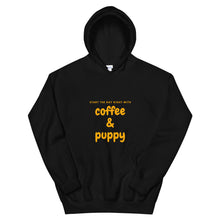 Cargar imagen en el visor de la galería, Coffee &amp; Puppy Hoodie - Pets R Kings