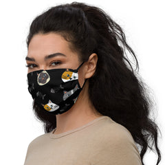 Black Kitty Cat Lover Face mask - Pets R Kings