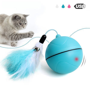 Yooap Creative Cat Toys Interactive Automatic Rolling Ball for Dogs As Seen on TV Smart LED Flash Cat Toys Electronic Dog Toys - Pets R Kings