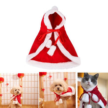 Cargar imagen en el visor de la galería, Pet Dog Cat Christmas Cloak Halloween Party Costume Clothes Cute Red Festival Shawl Kitten Puppy Dressing Accessories - Pets R Kings