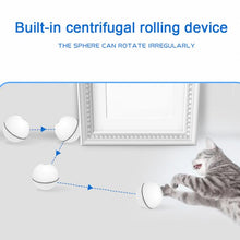 Cargar imagen en el visor de la galería, LED Light ABS Rolling Interactive Cat Ball Electric Activity Toy Automatic Pet Supplies Non Toxic Indoor Easy Install Portable - Pets R Kings