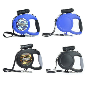 Non-Slip Large Retractable Dog Leash for Night Travel - Pets R Kings