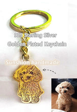 Cargar imagen en el visor de la galería, Engraved Photo Necklace With Your Beloved Pet Best Memorable Gift (925 Sterling Silver) - Pets R Kings