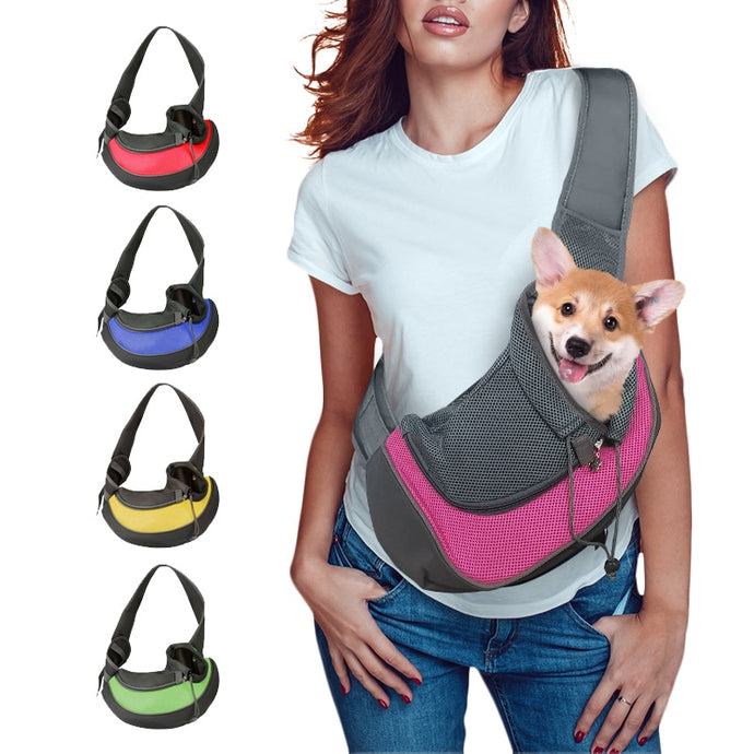 Dog and Cat Carrier Sling | Dog Shoulder Carrier | Pet Slings for Small Dogs - Pets R Kings
