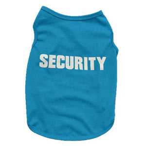 Security Dog Vest Shirt - Pets R Kings