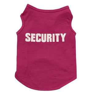 Security Dog Vest Shirt - Pets R Kings